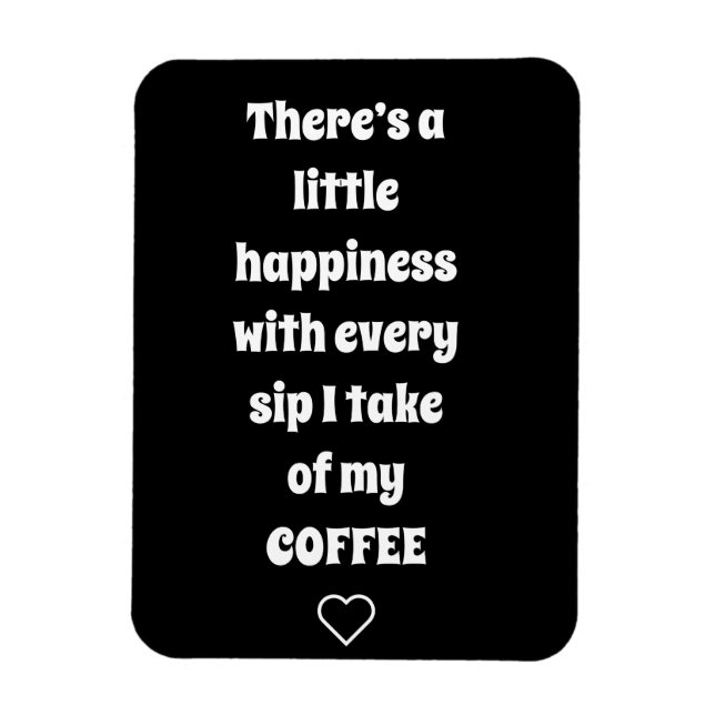 Kaffe, lekmagnet magnet (Vertikal)