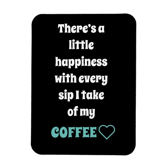 Kaffe, lekmagnet magnet (Vertikal)