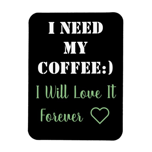 Kaffe, lekmagnet magnet (Vertikal)