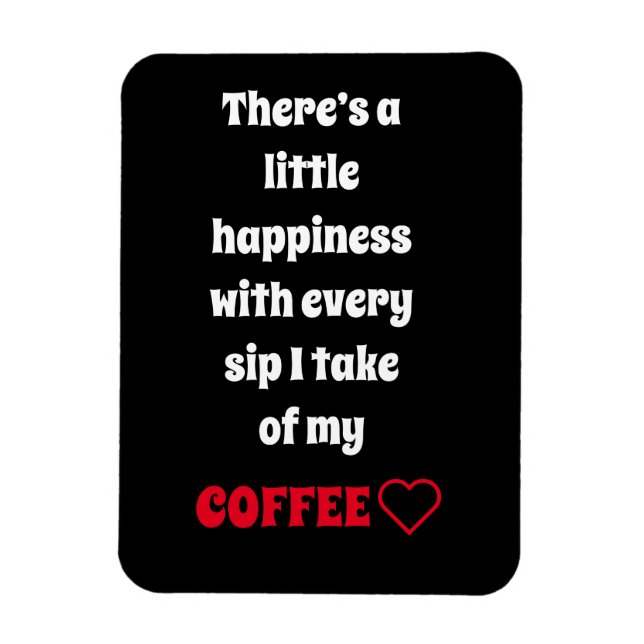 Kaffe, lekmagnet magnet (Vertikal)