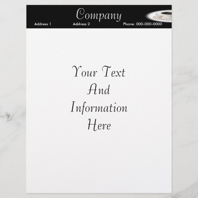Kaffe Letterhead (Framsida)