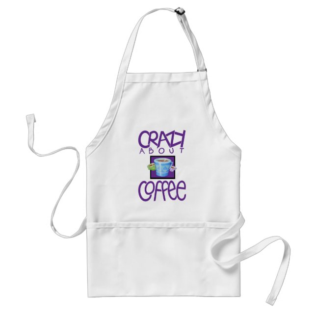 Kaffe lila Apron Förkläde (Framsidan)