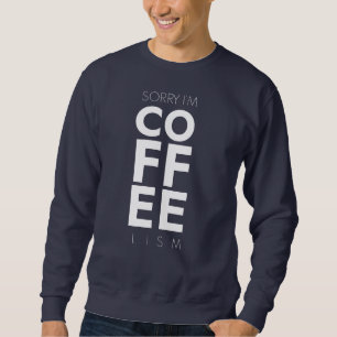 Kaffe Lism, kaffe älskare, koffein, kaffedesign Lång Ärmad Tröja