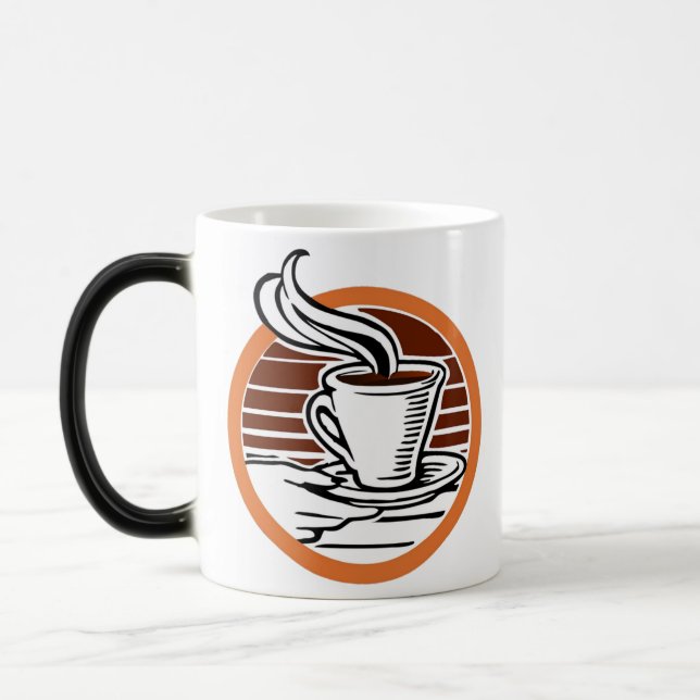 Kaffe-logotyp Magisk Mugg (Vänster)