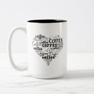 Kaffe Lovers Mug Två-Tonad Mugg