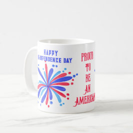 Kaffe lycklig Independence day Mugg