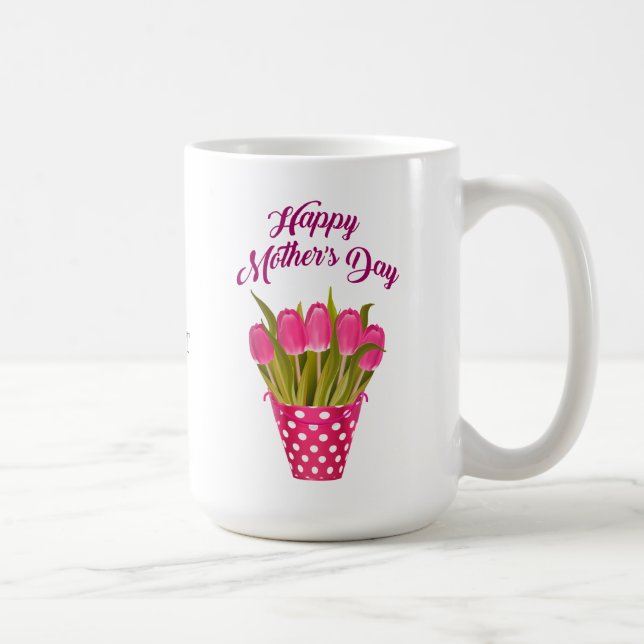 Kaffe lycklig Mors dag Mugg (Höger)
