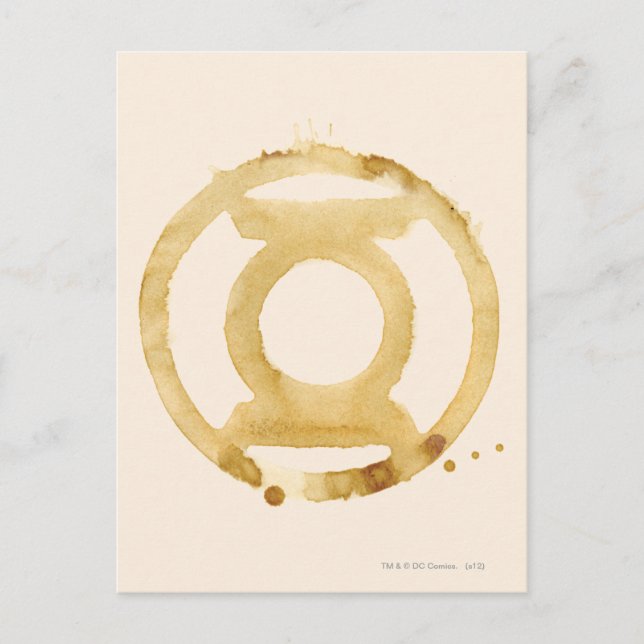 Kaffe Lykta Symbol Vykort (Framsida)