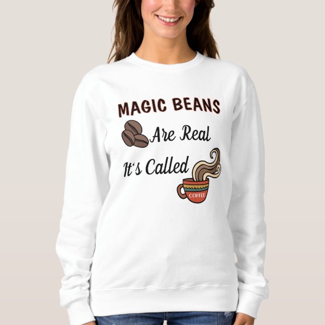 Kaffe Magiska Bönor T Shirt (Framsida)