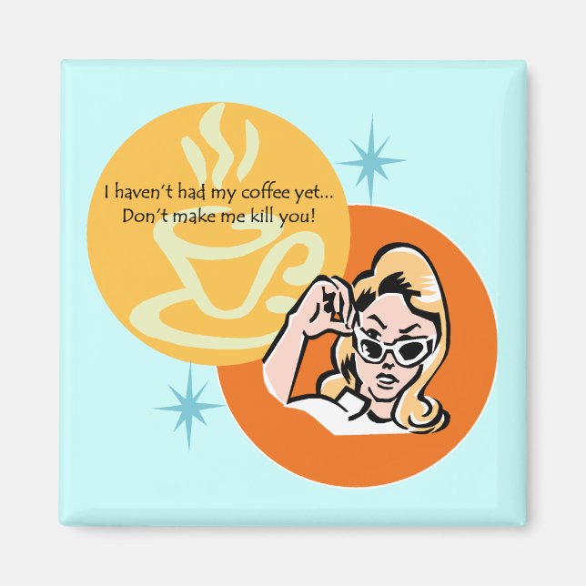 Kaffe Magnet (Framsidan)