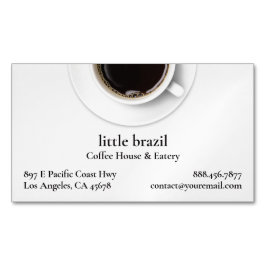 Kaffe Magnetiska Visitkort