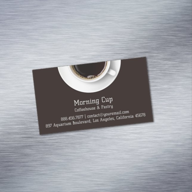 Kaffe Magnetiska Visitkort (In Situ)