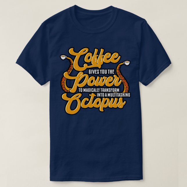Kaffe-Maker-kaffe Ge som du kan använda för att fr T Shirt (Design framsida)