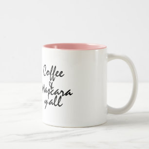 Kaffe & Mascara dig Två-Tonad Mugg