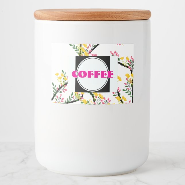 Kaffe Mat Etiketter (Framsida)