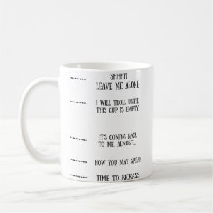 Kaffe mäter muggen kaffemugg