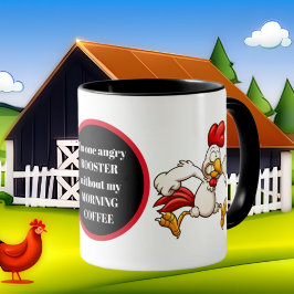 Kaffe med arg tupp mugg