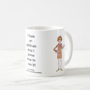 Kaffe med attitydkaffe kaffemugg