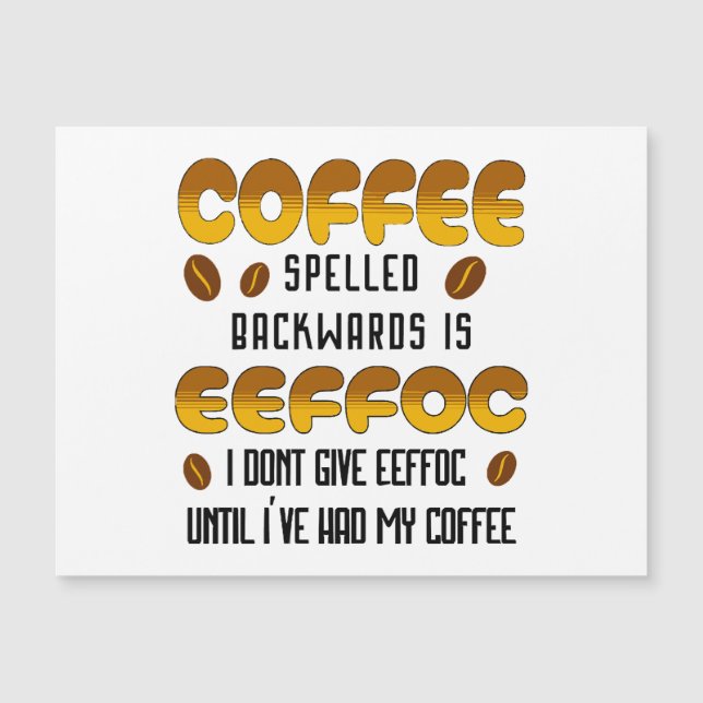 Kaffe med bakåtriktad kaffe älskare (Framsida)