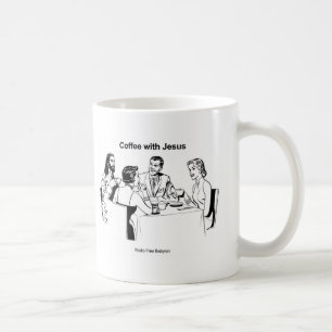 Kaffe med den Jesus teckenmuggen Kaffemugg