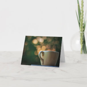 Kaffe med en sida av solljuset kort