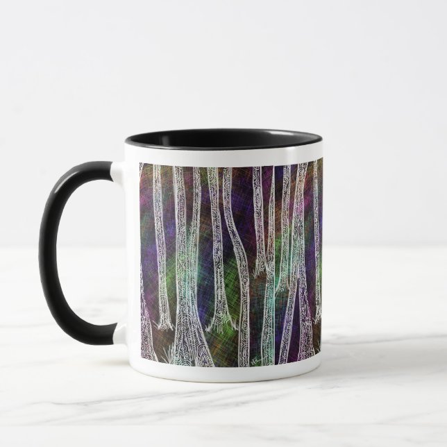 Kaffe med gåva från träd mugg birch kopp (Vänster)