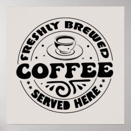 Kaffe med hett som säljs här hos leverantörer poster