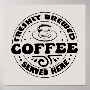 Kaffe med hett som säljs här hos leverantörer poster
