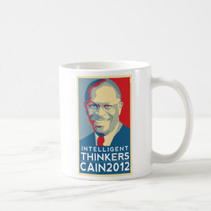 Kaffe med intelligent tänkarear kaffemugg