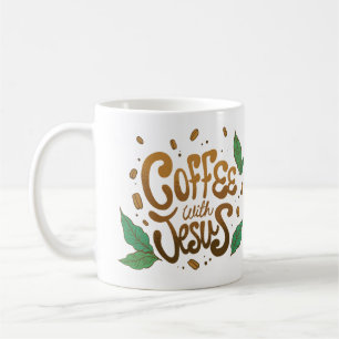 Kaffe med Jesus kaffe Mugg