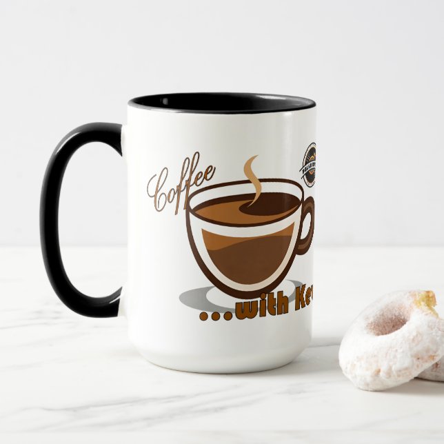 Kaffe med Kevin Logomugg Mugg (Med munk)
