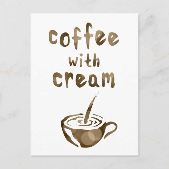 kaffe med krämbokech vykort (Framsida)