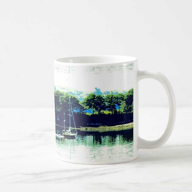 Kaffe med kryssningsbåt mugg (Höger)