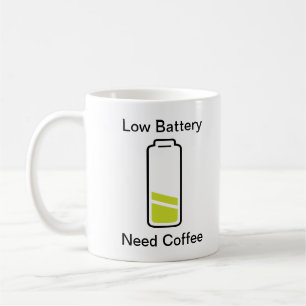Kaffe med låg batteriförbrukning kaffemugg