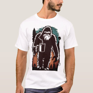 Kaffe med "Lämna mig ensam" T Shirt