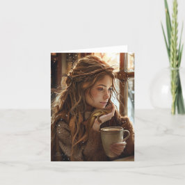 Kaffe med låst kort för vänner