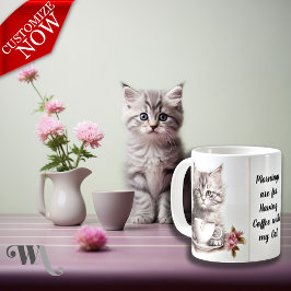 Kaffe med mitt katt kaffemugg