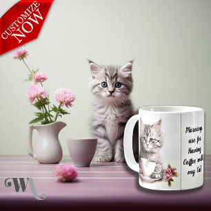 Kaffe med mitt katt kaffemugg