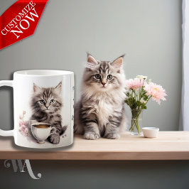 Kaffe med mitt katt kaffemugg