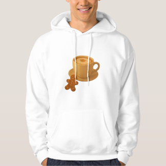 Kaffe med pepparkaksbulle hoodie