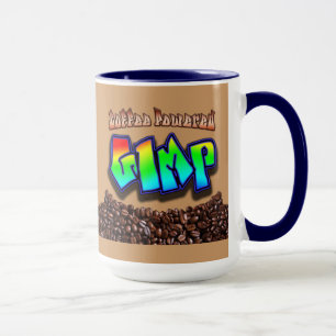 Kaffe med pulver av Gimp Mugg