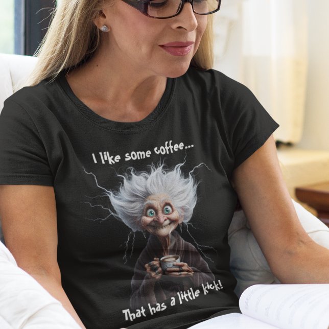 Kaffe med spark! t shirt (Skapare uppladdad)