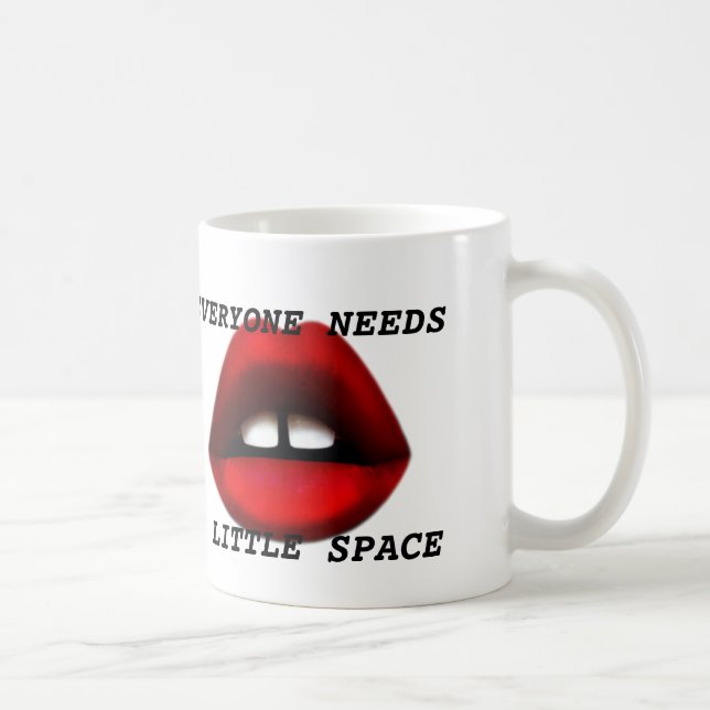 Kaffe med tandad tjej mugg (Höger)