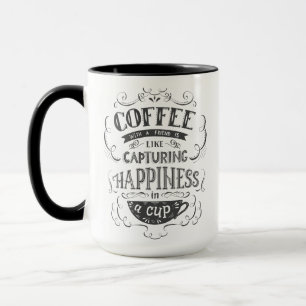 Kaffe med vän Lycka i Kopp
