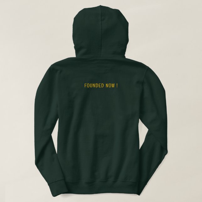 ☕ Kaffe + mig: Perfekten matchar din själ! Hoodie (Design baksida)