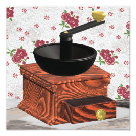 Kaffe Mill-tryck Fototryck