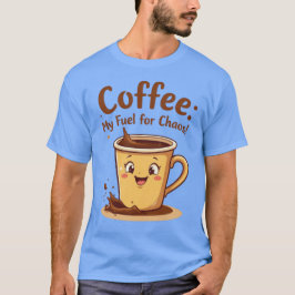 Kaffe: mitt bränsle t shirt
