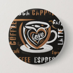 Kaffe Mocca Cappucino Esspreso Cafe'Latte Knapp