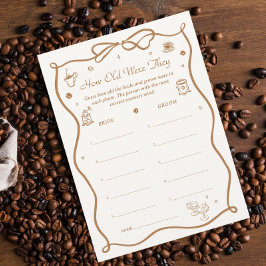 Kaffe Möhippa hur gammal de var när de spelade kor Inbjudningar