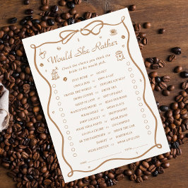 Kaffe-Möhippa skulle hon hellre byta jokort Inbjudningar